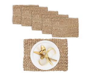 Relaxdays 6x Place Mats Rectangular