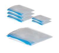 Relaxdays 6x Set Vacuum Seal Bags