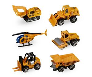 Relaxdays 6x Toy Construction Truck