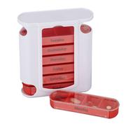 Relaxdays 7-Day Pill Box with 4 Compartments Each