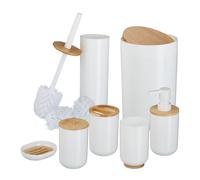 Relaxdays 7-Piece Bathroom Set