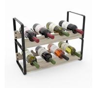 Relaxdays 8-Bottle Wine Rack