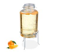 Relaxdays 8 Litre Drinks Dispenser with Stand