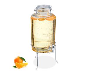 Relaxdays 8 Litre Drinks Dispenser with Stand