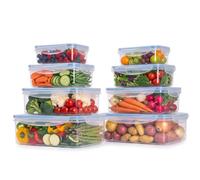 Relaxdays 8-piece food storage set