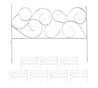 Relaxdays 8-piece metal edging