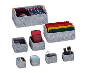 Relaxdays 8x Wardrobe Organiser