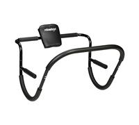 Relaxdays Abs Trainer, Core Strength Exercise, 68.5 x 69 x 65 cm, Effective Abdominal Workout at Home, Sit-Ups, Black, Steel