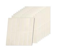 Relaxdays Adhesive Tile Stickers, 10 pcs, Bathroom & Kitchen, 30x30 cm, Self-Adhesive, 3D Cut-to-Size, Sand