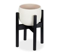 Relaxdays Adjustable Bamboo Plant Stand