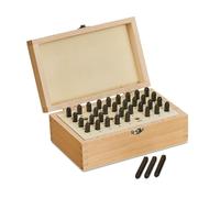 Relaxdays Alphabet Stamp Set