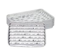 Relaxdays Aluminium Barbecue Trays, Set of 25