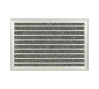 Relaxdays Aluminium Doormat Grey