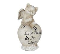 Relaxdays Angel cat statue ornament