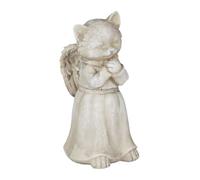 Relaxdays Angel cat statue ornament