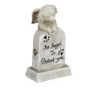 Relaxdays Angel dog statue ornament