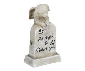 Relaxdays Angel dog statue ornament