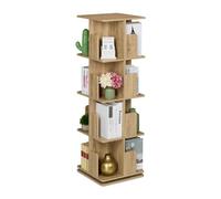 Relaxdays Angular Rotating Bookcase