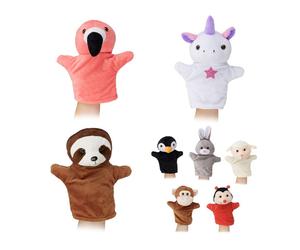 Relaxdays Animal Hand Puppet Set for Children