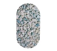 Relaxdays Anti-Slip Bath Mat Stone Design