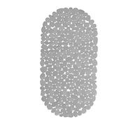 Relaxdays Anti-Slip Bath Mat, Stone-Look, Non-Slippery Suction Cups, Washable, W x D: 36 x 68 cm, Pack of 1