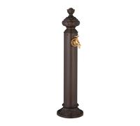 Column Fountain Garden Tap Antique Ornamental Standing Water Feature Patio 87cm