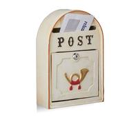Relaxdays Antique Mailbox with Posthorn