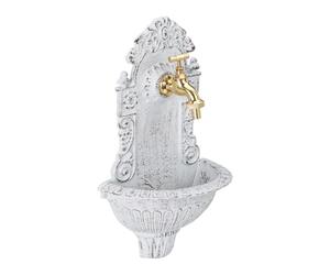 Relaxdays Antique-Style Wall Fountain