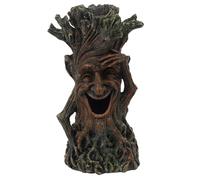 Relaxdays Decorative aquarium tree with face