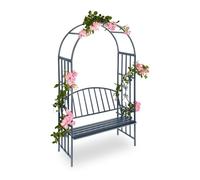 Relaxdays Arbour Arch with Bench