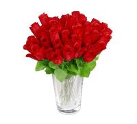 Relaxdays Artificial Red Roses