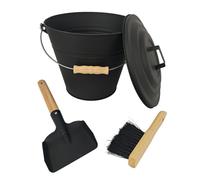 Relaxdays Ash bin with brush & shovel