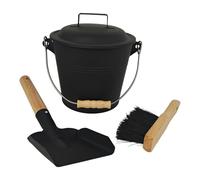 Relaxdays Ash bin with brush & shovel