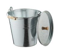 Relaxdays Ash Bucket with Lid 12.5 Litres