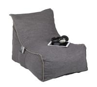 Relaxdays, Backrest, XXL, Floor Cushion for Adults, Soft, Indoors, Foam Filling, Giant Beanbag Couch, Grey, Cotton, 62 x 63 x 90 cm