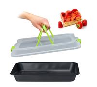 Relaxdays Baking Tray with Lid 3in1