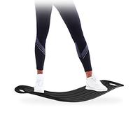 Relaxdays Balance Board, Full-Body Twisting Exercise Trainer, Durable XL Toner, Black