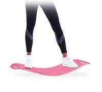Relaxdays Balance Board, Full-Body Twisting Exercise Trainer, Durable XL Toner, Pink