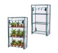 Relaxdays Balcony greenhouse PVC film