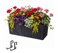 Relaxdays Balcony planter insert & level gauge