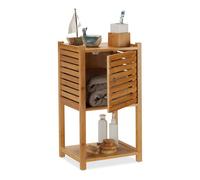 Relaxdays Bamboo Bathroom Cabinet