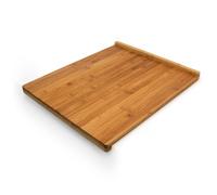 Relaxdays Bamboo Chopping Board with 2 Stop Edges