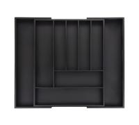 Relaxdays Bamboo Cutlery Tray 7-9 Compartments