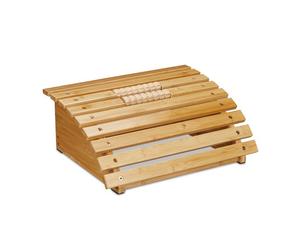 Relaxdays Bamboo Desk Footrest