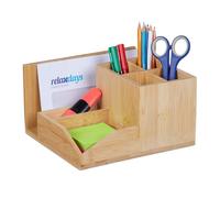 Relaxdays Bamboo Desk Organiser