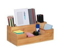 Relaxdays Bamboo Desk Organiser