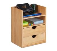 Relaxdays Bamboo Desk Organiser
