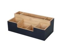 Relaxdays Bamboo Desk Organiser with 7 Slots
