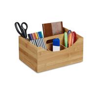 Relaxdays Bamboo Desk Organizer