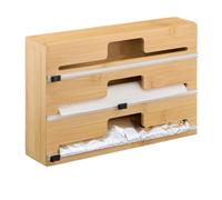 Relaxdays Bamboo foil holder